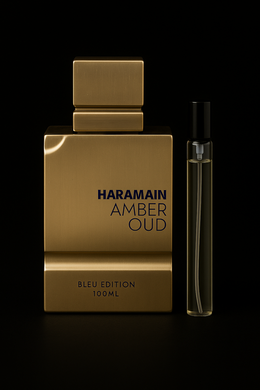Perfume para hombre Amber Oud Bleu Edition Decant