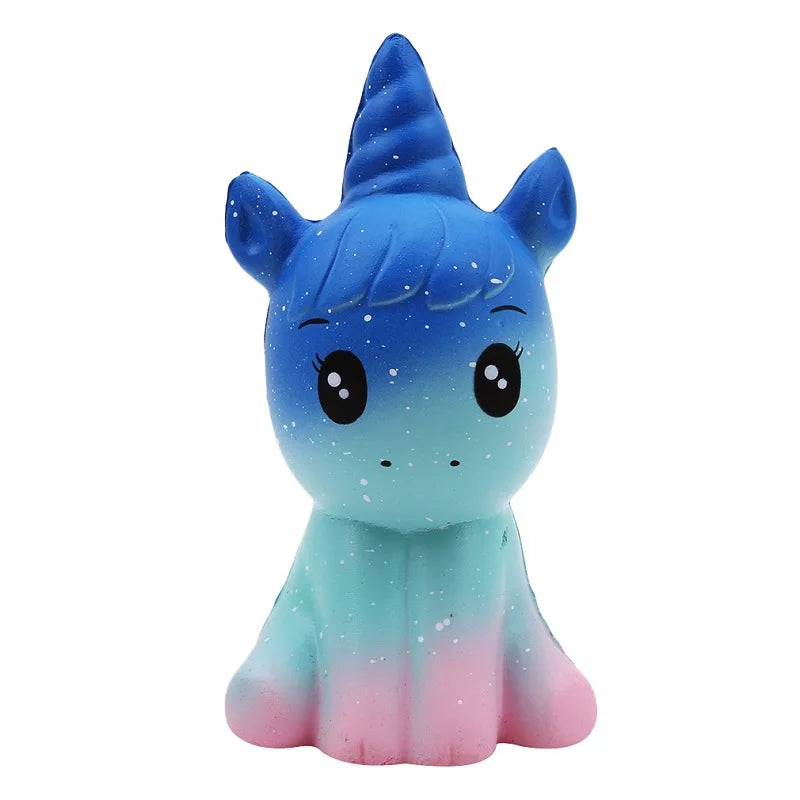 Squishy Unicornio Antiestrés de Espuma Lenta – Juguete Sensorial Suave Aromático