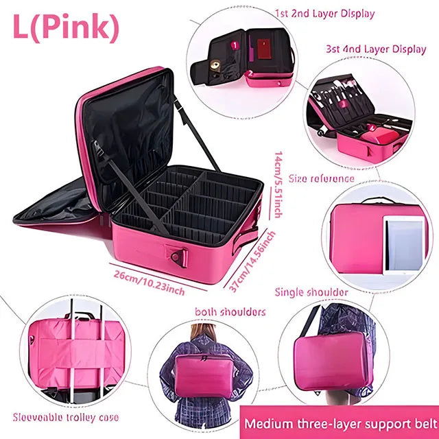 Pro Beauty Case – Organizador de Maquillaje Profesional