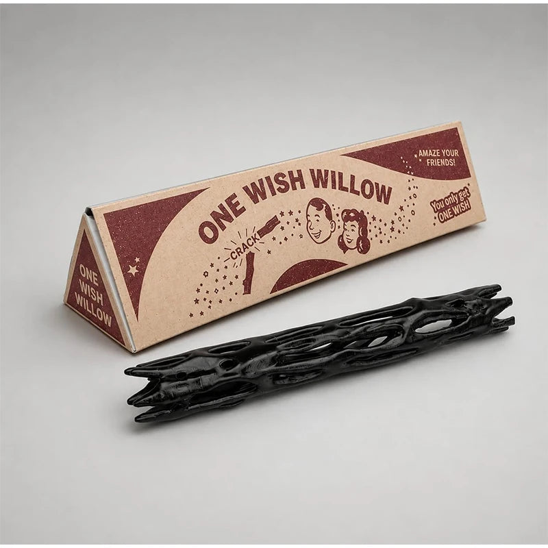One Wish Willow – Vara de los Deseos con Caja | Decoración Mística, Regalo Original y Ritual de Manifestación