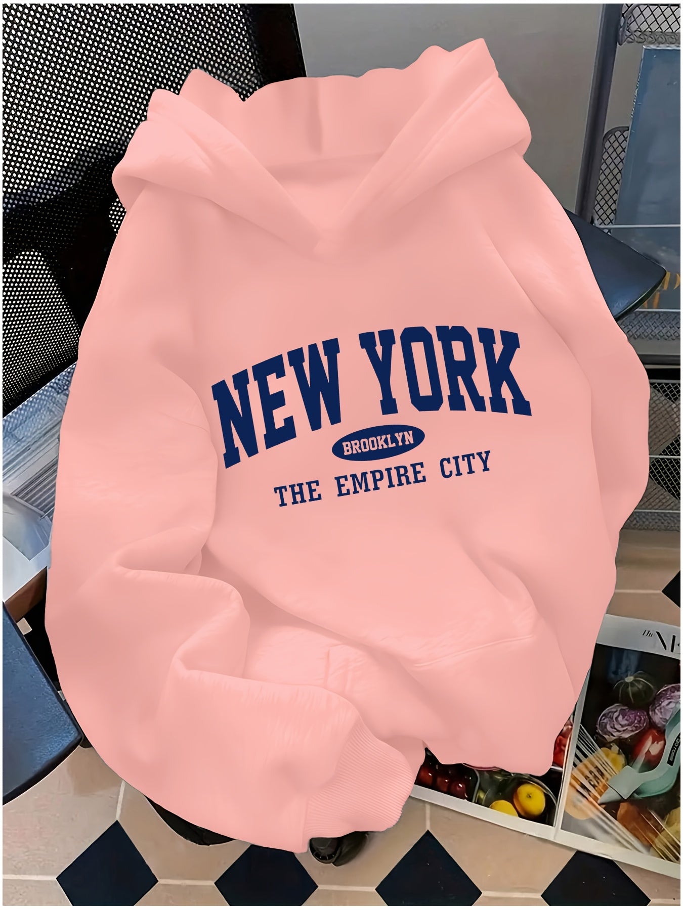 Sweat à capuche California West Coast – Polaire oversize