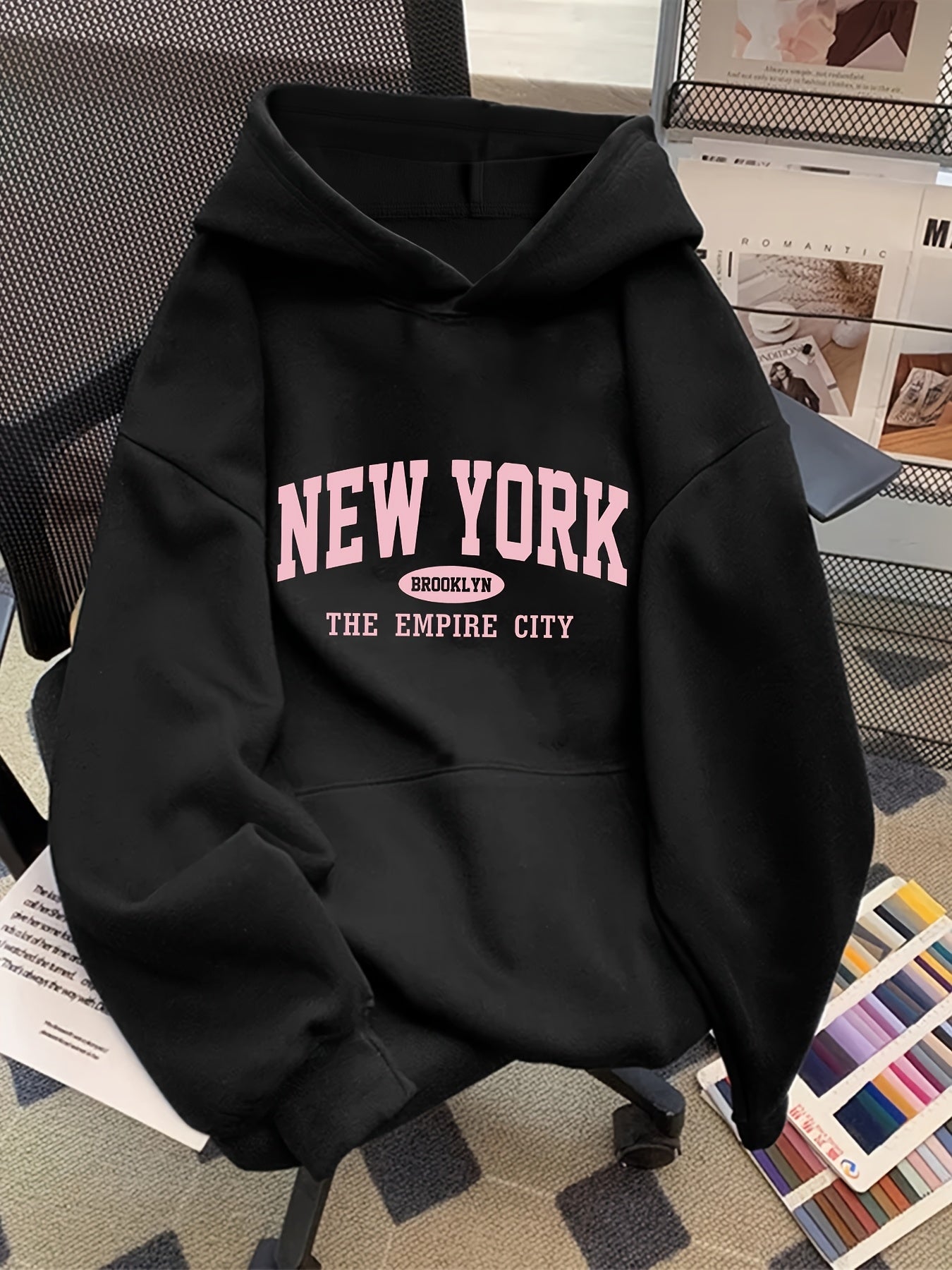 Sweat à capuche California West Coast – Polaire oversize