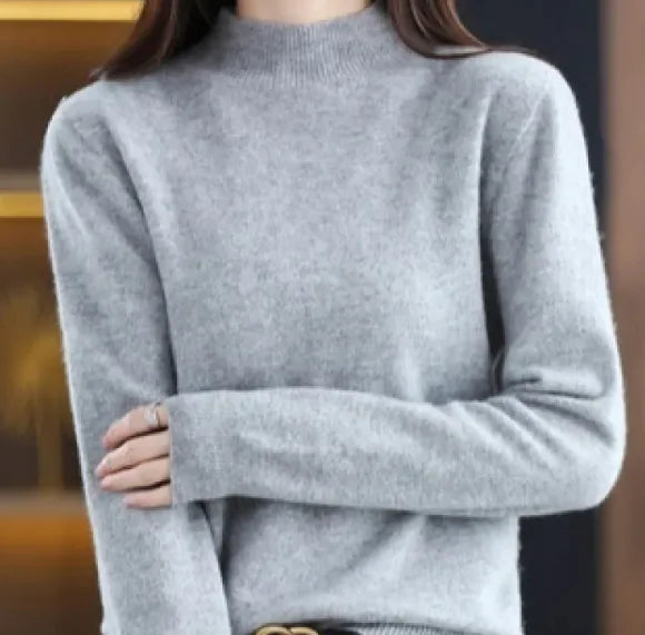Half-Turtleneck Sweater – Calm Layers for Cold Mornings