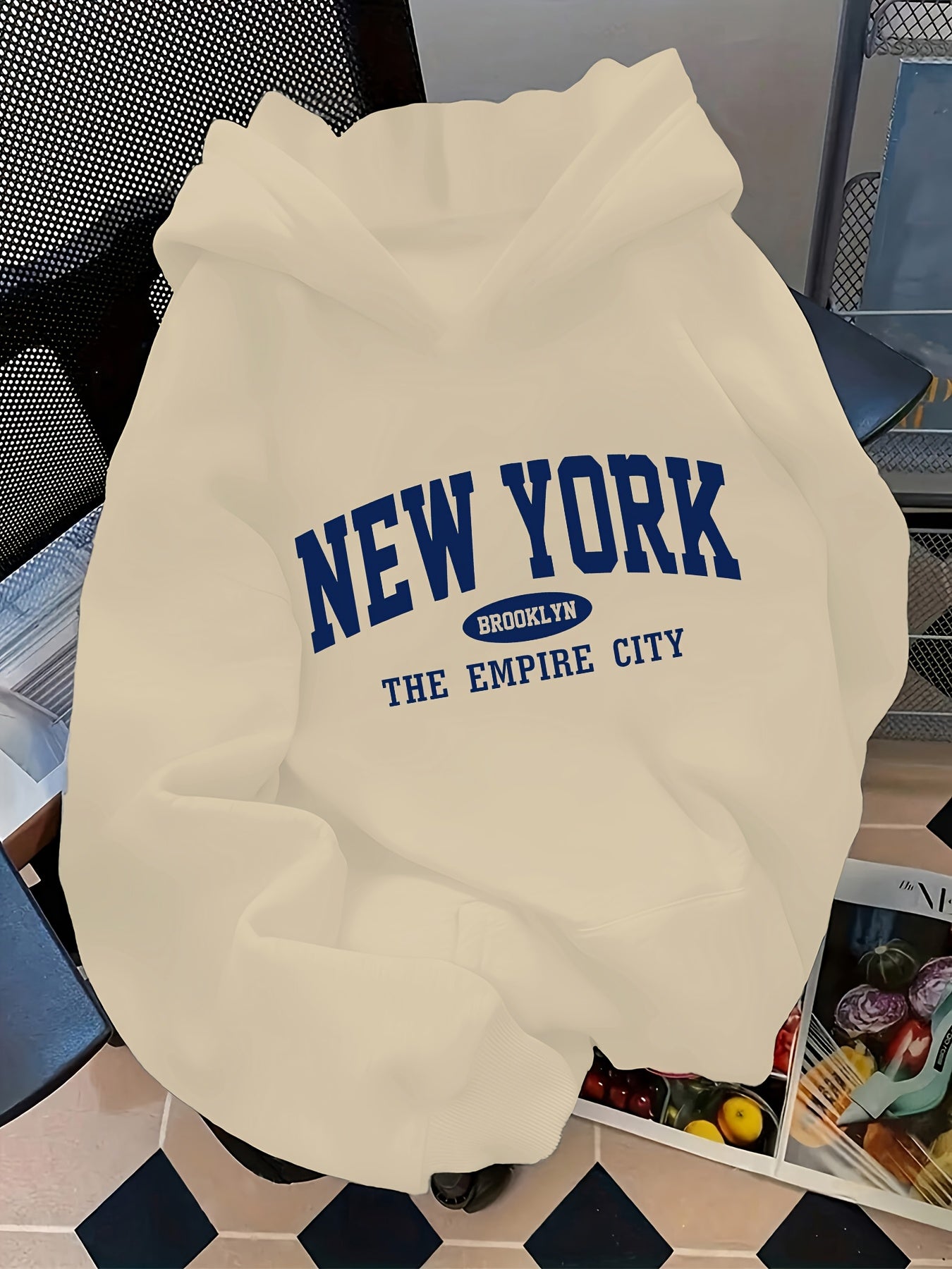 Sweat à capuche California West Coast – Polaire oversize