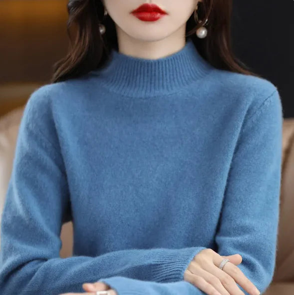 Half-Turtleneck Sweater – Calm Layers for Cold Mornings