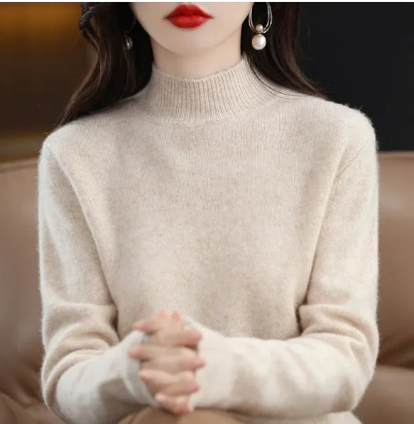 Half-Turtleneck Sweater – Calm Layers for Cold Mornings