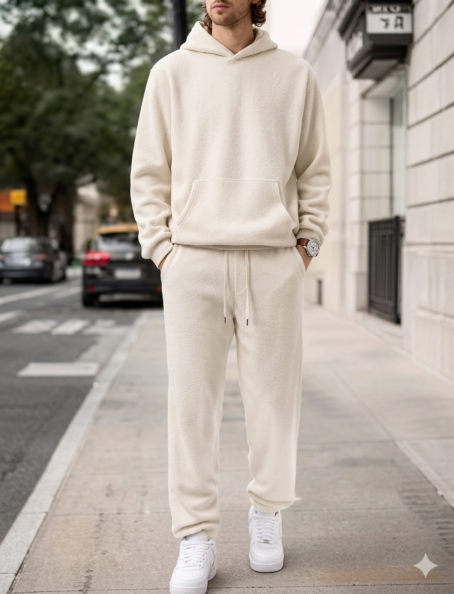 Conjunto Deportivo con Sudadera y Jogger – Outfit Casual Urbano para Hombre