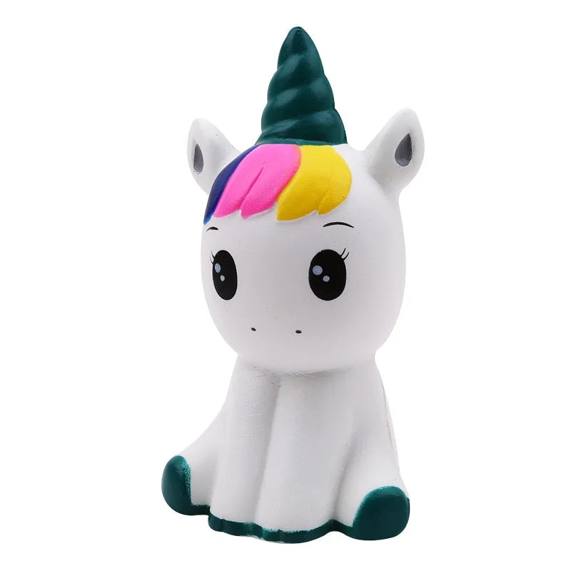 Squishy Unicornio Antiestrés de Espuma Lenta – Juguete Sensorial Suave Aromático