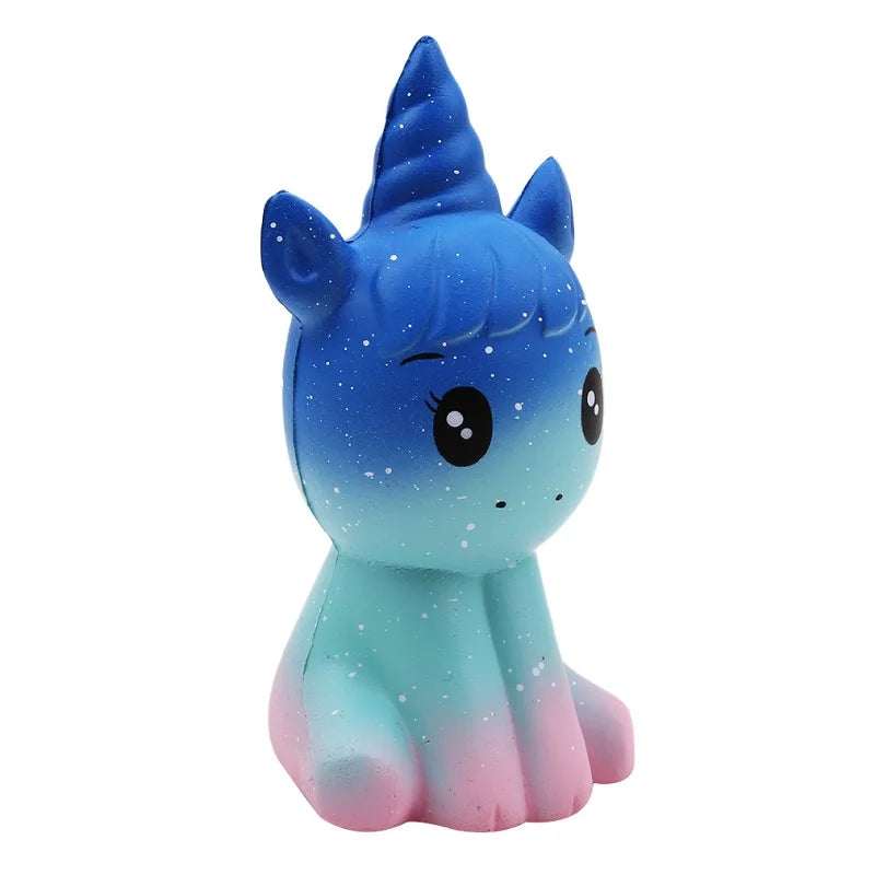 Squishy Unicornio Antiestrés de Espuma Lenta – Juguete Sensorial Suave Aromático