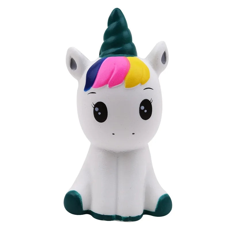 Squishy Unicornio Antiestrés de Espuma Lenta – Juguete Sensorial Suave Aromático