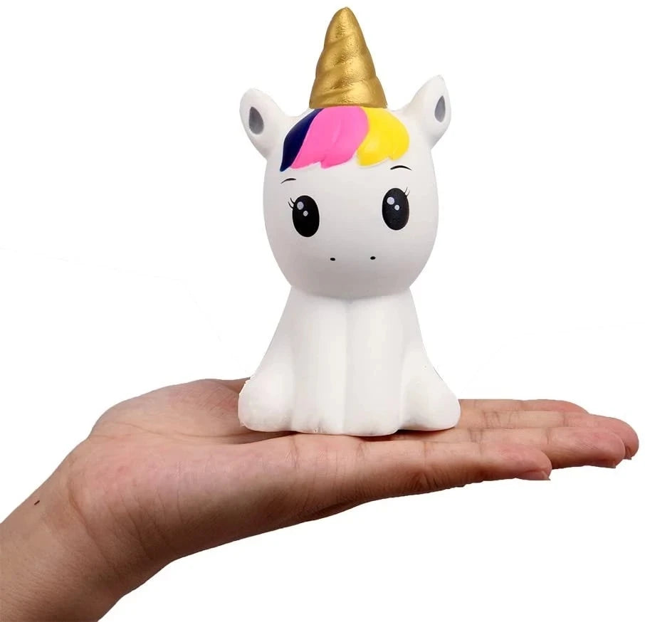 Squishy Unicornio Antiestrés de Espuma Lenta – Juguete Sensorial Suave Aromático