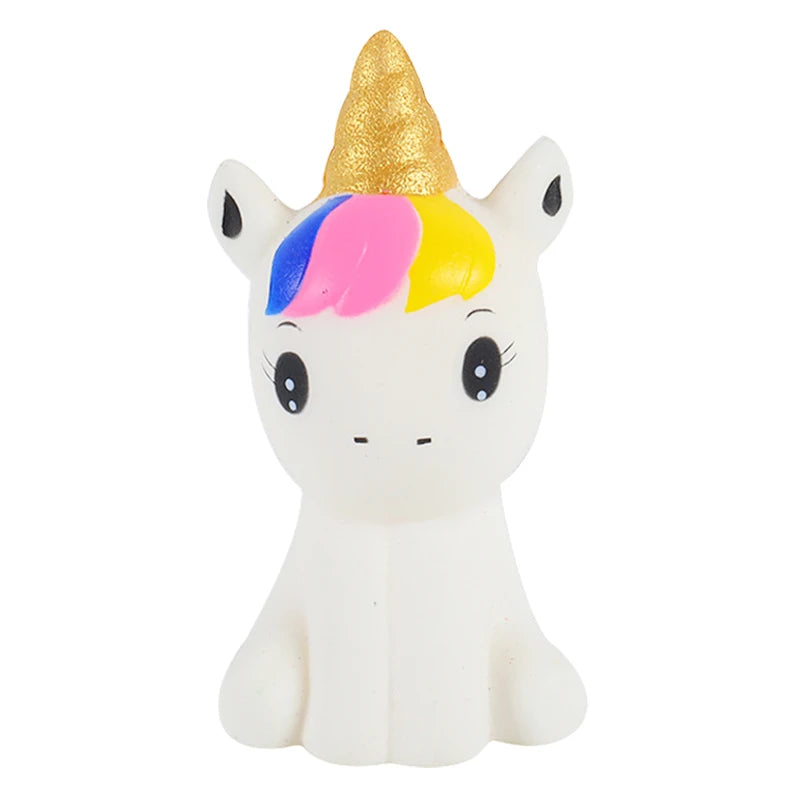 Squishy Unicornio Antiestrés de Espuma Lenta – Juguete Sensorial Suave Aromático