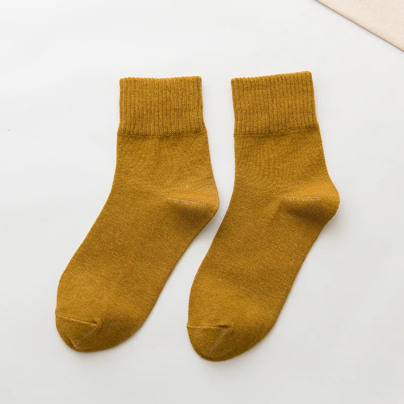 Soft-Neutral Ankle Socks – Clean Style, 4 Seasonal Shades