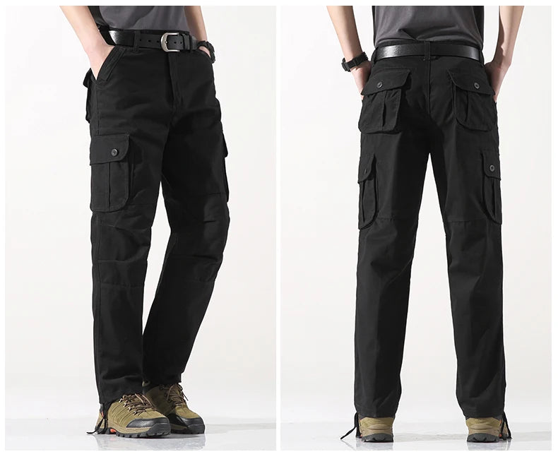 Pantalón Cargo para Hombre – Jogger Urbano Multi Bolsillos Estilo Casual