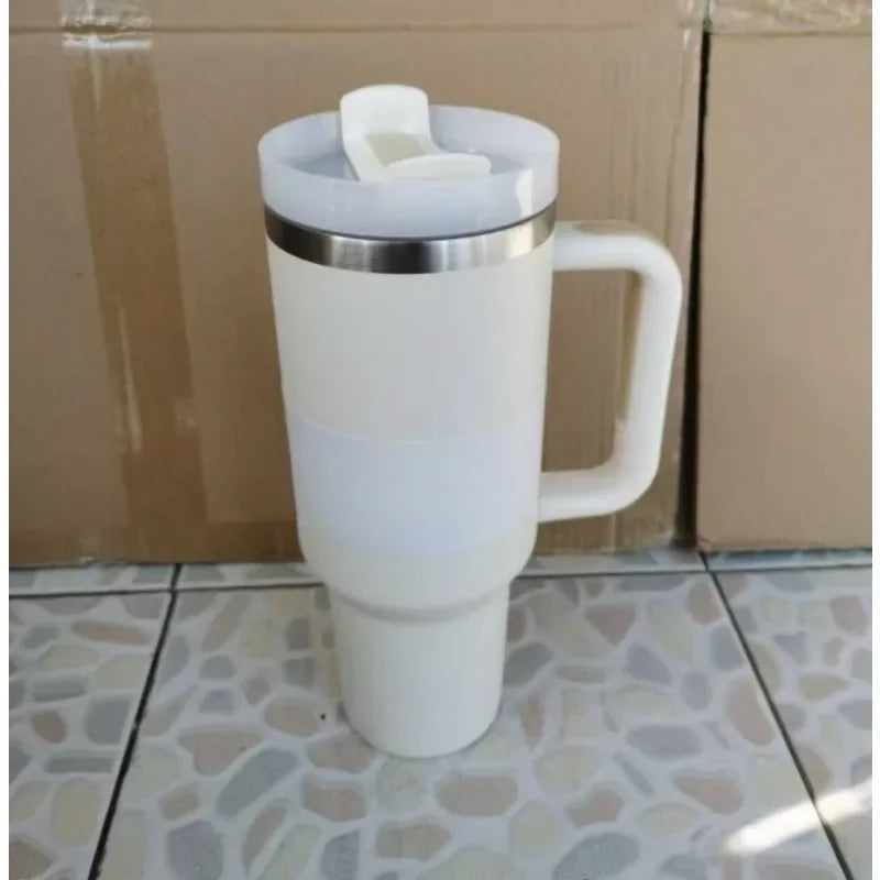Vaso Térmico 14oz con Asa – Termo de Acero Inoxidable Antifugas para Café y Bebidas