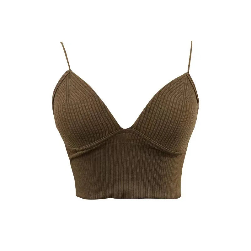 Ribbed Seamless Crop Tank – Soft Edge for Daily Movement