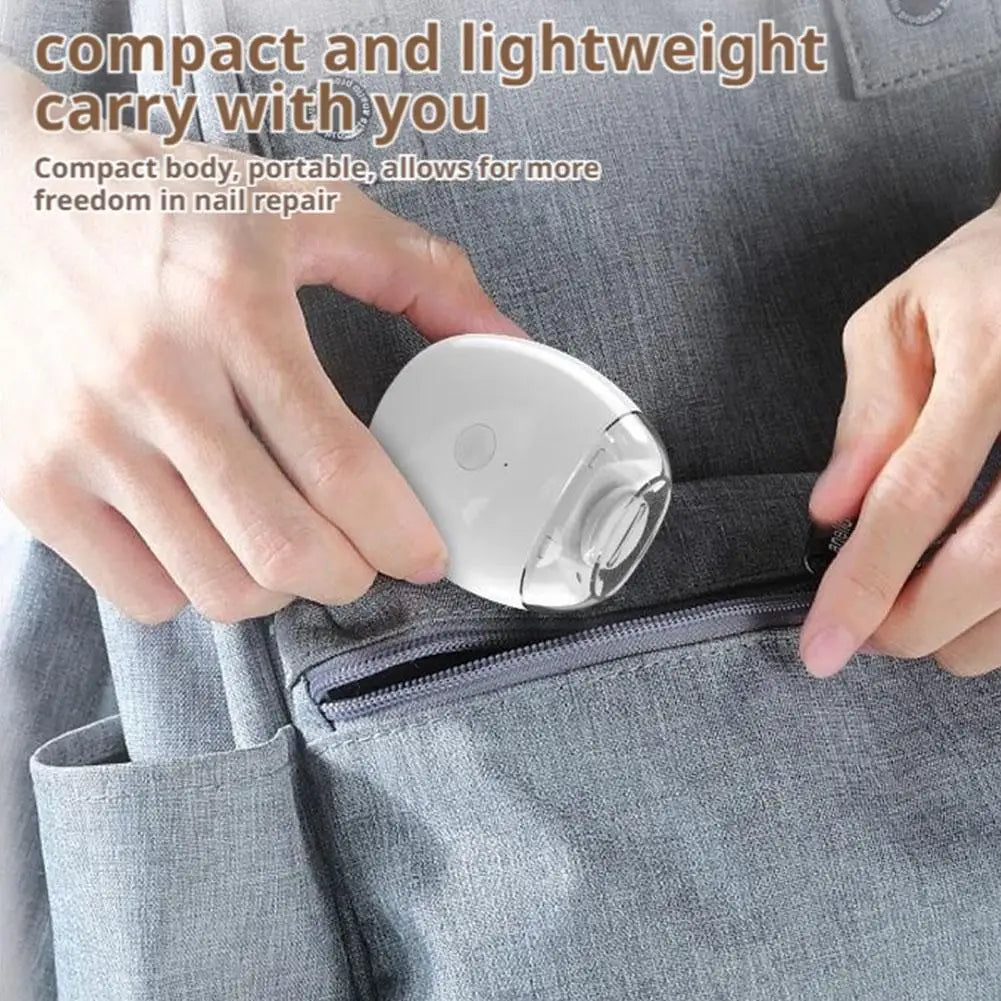 Cortador de Uñas Eléctrico para Bebés – Limador Seguro con Luz LED y Velocidad Ajustable