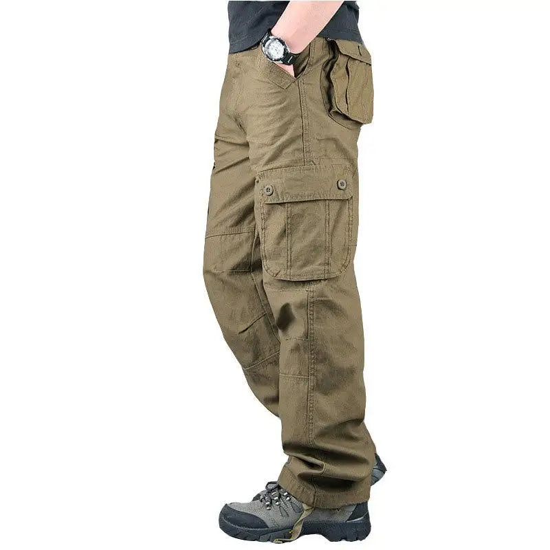 Pantalón Cargo para Hombre – Jogger Urbano Multi Bolsillos Estilo Casual