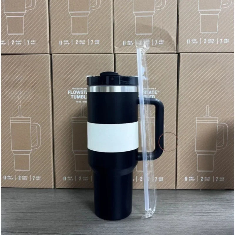 Vaso Térmico 14oz con Asa – Termo de Acero Inoxidable Antifugas para Café y Bebidas