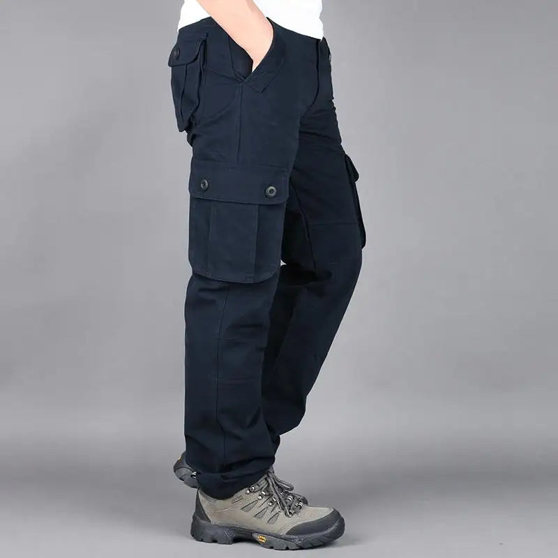 Pantalón Cargo para Hombre – Jogger Urbano Multi Bolsillos Estilo Casual