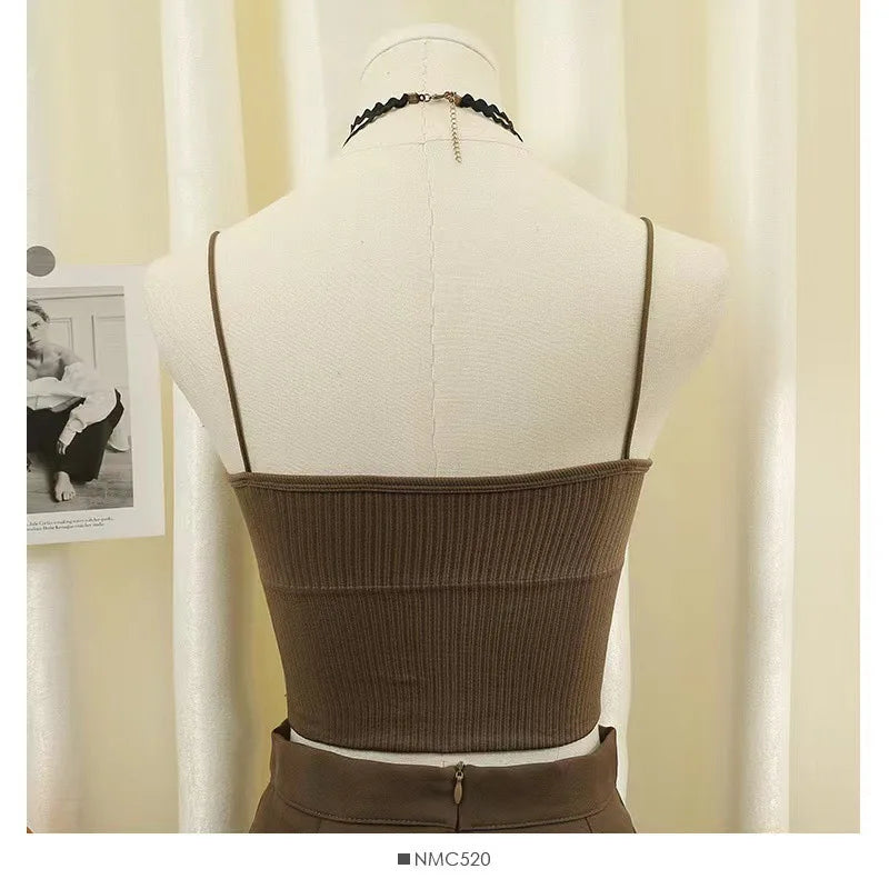 Ribbed Seamless Crop Tank – Soft Edge for Daily Movement