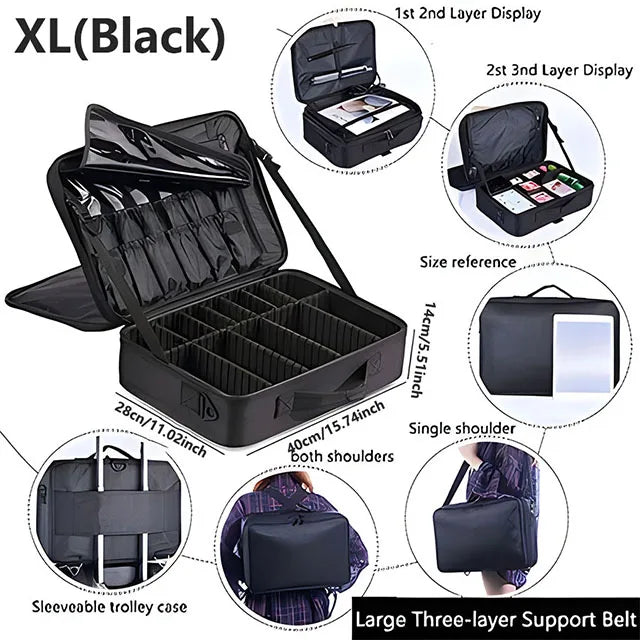 Pro Beauty Case – Organizador de Maquillaje Profesional