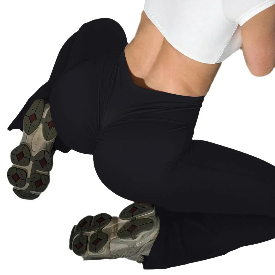 SculptFit Flare Leggings – High-Waist Lift with Natural Flow