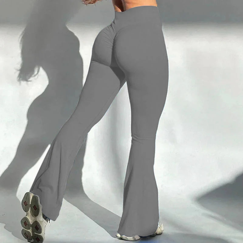 SculptFit Flare Leggings – High-Waist Lift with Natural Flow
