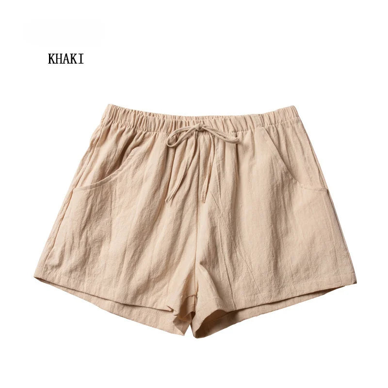 Short Linen Relax – Cintura Elástica y Corte Suelto
