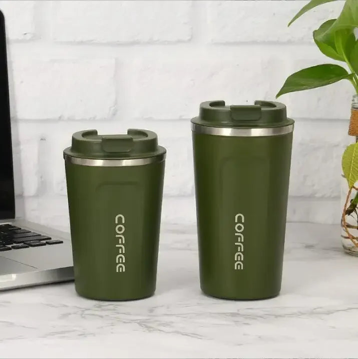 Matte Steel Coffee Tumbler – Minimal Form, Max Impact