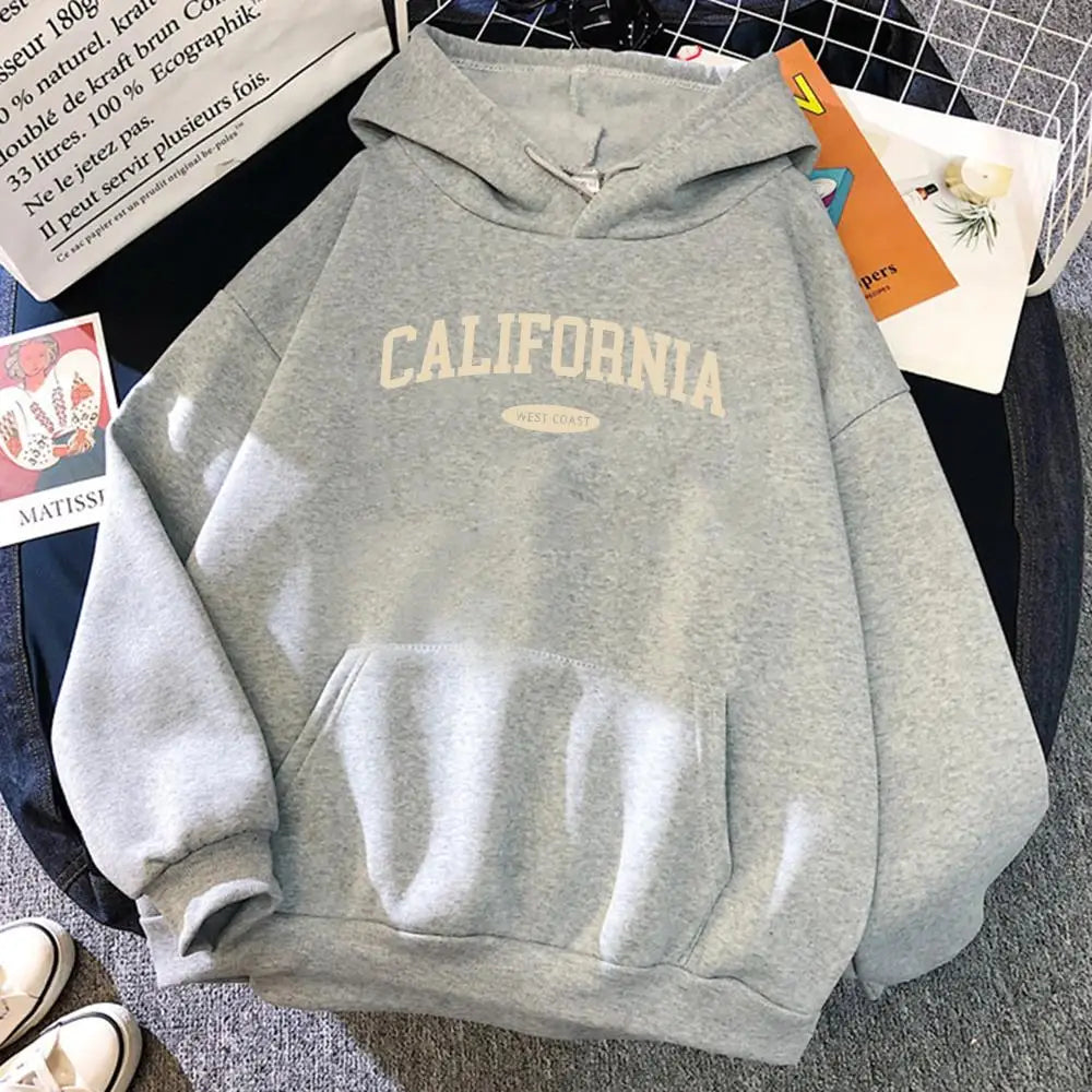 Hoodie California West Coast – Oversize Fleece