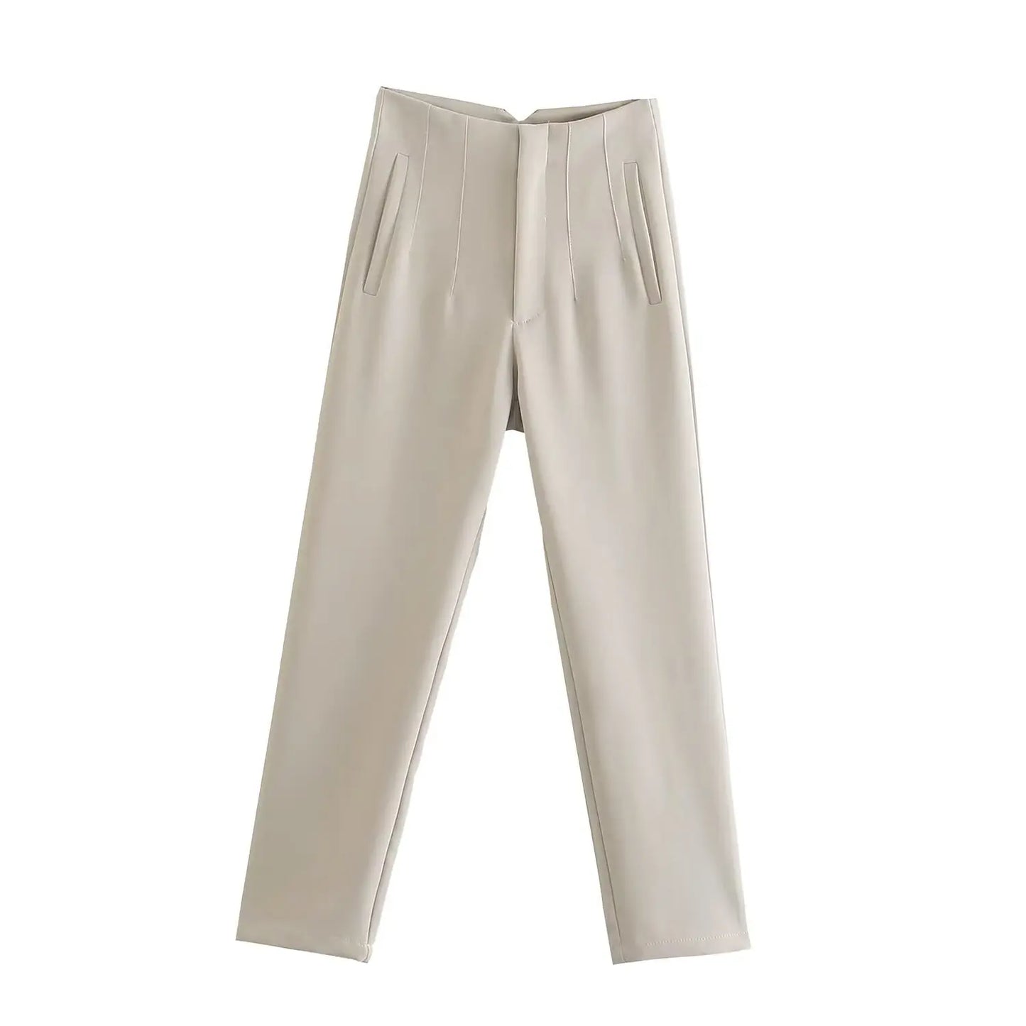 Pantalón Elegance Premium – Tiro Alto Corte Recto