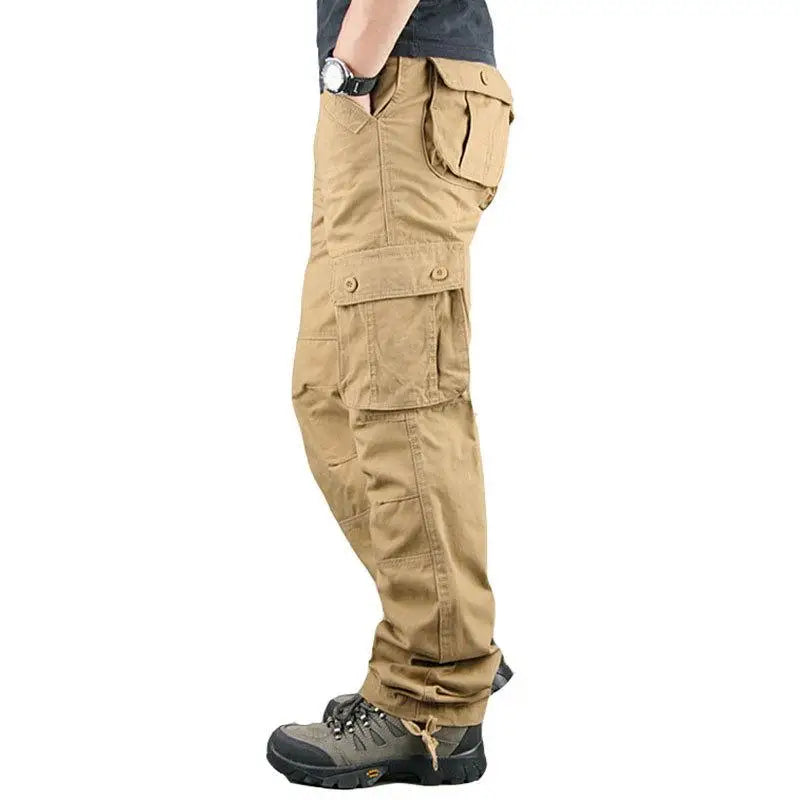 Pantalón Cargo para Hombre – Jogger Urbano Multi Bolsillos Estilo Casual