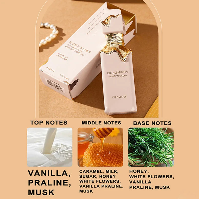 Perfume Árabe Vainilla Dulce para Mujer 50ml – Fragancia Gourmand, Elegante y Duradera