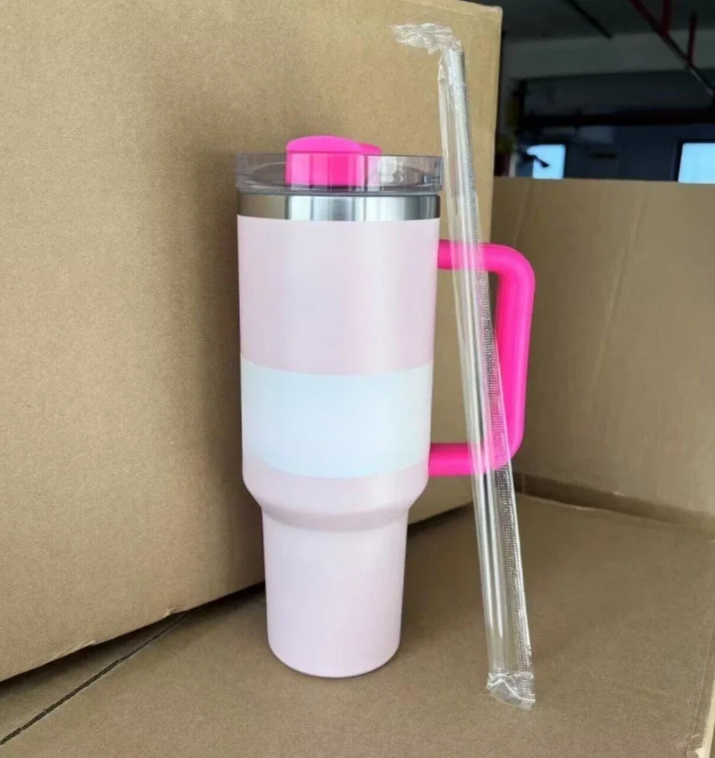 Vaso Térmico 14oz con Asa – Termo de Acero Inoxidable Antifugas para Café y Bebidas