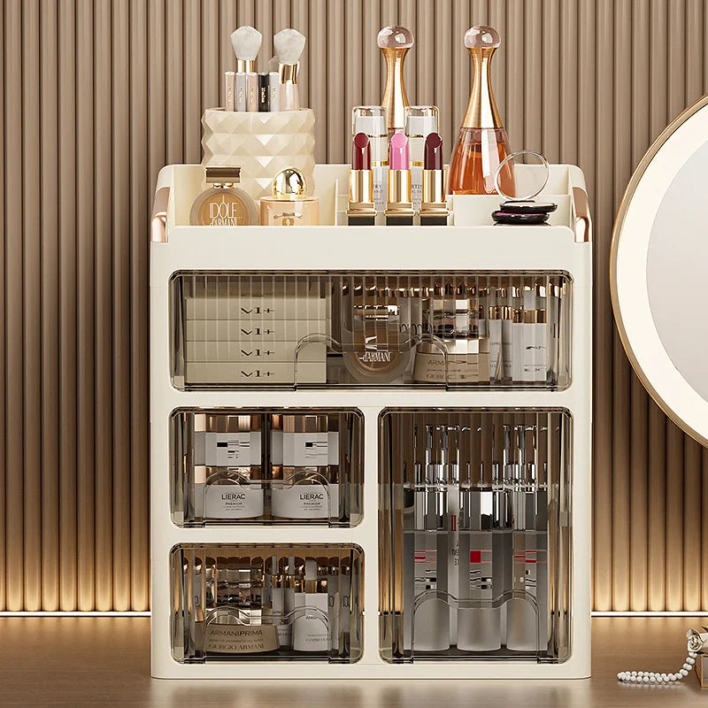 Organizador de Maquillaje con Cajones – Almacenador de Cosméticos y Skincare Multifuncional