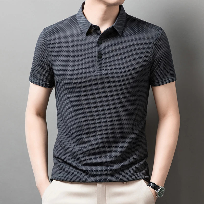 Structured Floral Polo – Modern Classic for Summer Ease