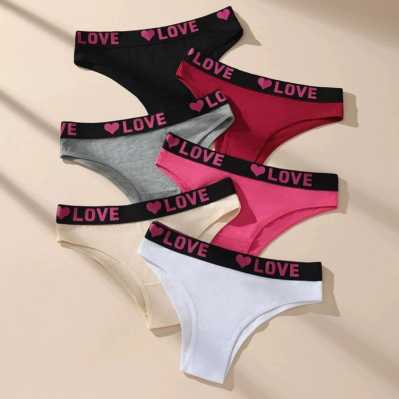 Pack 6 Panties – Ropa Interior Femenina Cómoda y Sexy | Underwear Set Mujer