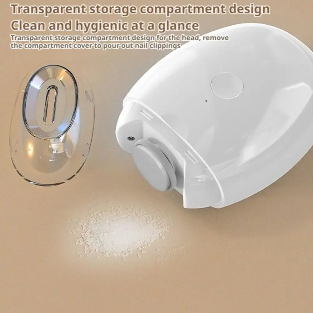 Cortador de Uñas Eléctrico para Bebés – Limador Seguro con Luz LED y Velocidad Ajustable