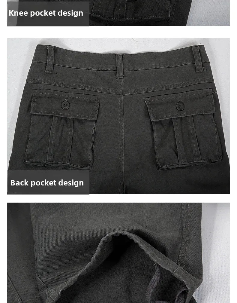Pantalón Cargo para Hombre – Jogger Urbano Multi Bolsillos Estilo Casual