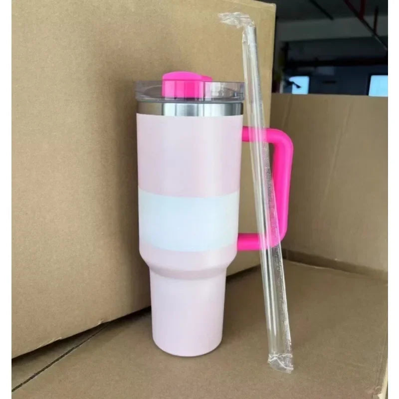 Vaso Térmico 14oz con Asa – Termo de Acero Inoxidable Antifugas para Café y Bebidas