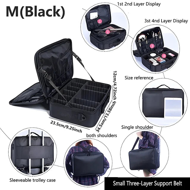 Pro Beauty Case – Organizador de Maquillaje Profesional