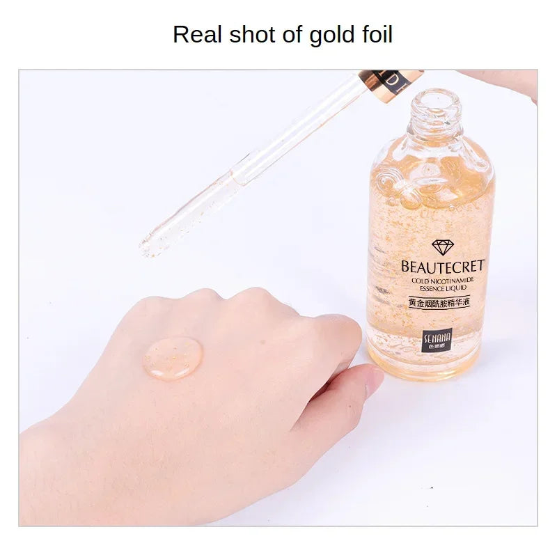 Sérum Facial de Ácido Hialurónico y Niacinamida con Oro 24K – Hidratación y Luminosidad Facial