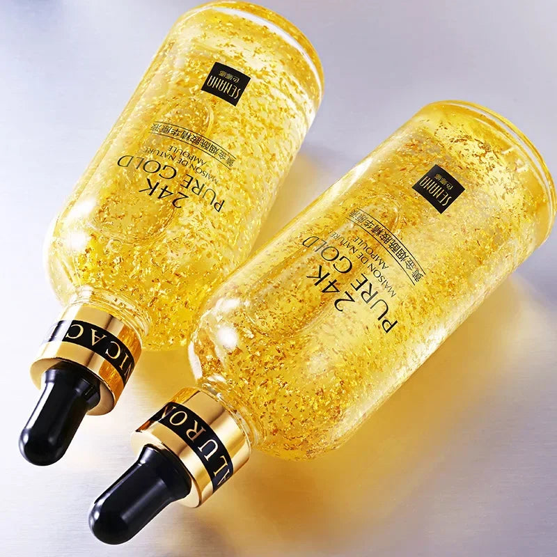 Sérum Facial de Ácido Hialurónico y Niacinamida con Oro 24K – Hidratación y Luminosidad Facial