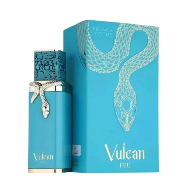 Perfume Árabe Vulcan Feu Unisex 100ml – Fragancia Intensa, Elegante y de Larga Duración