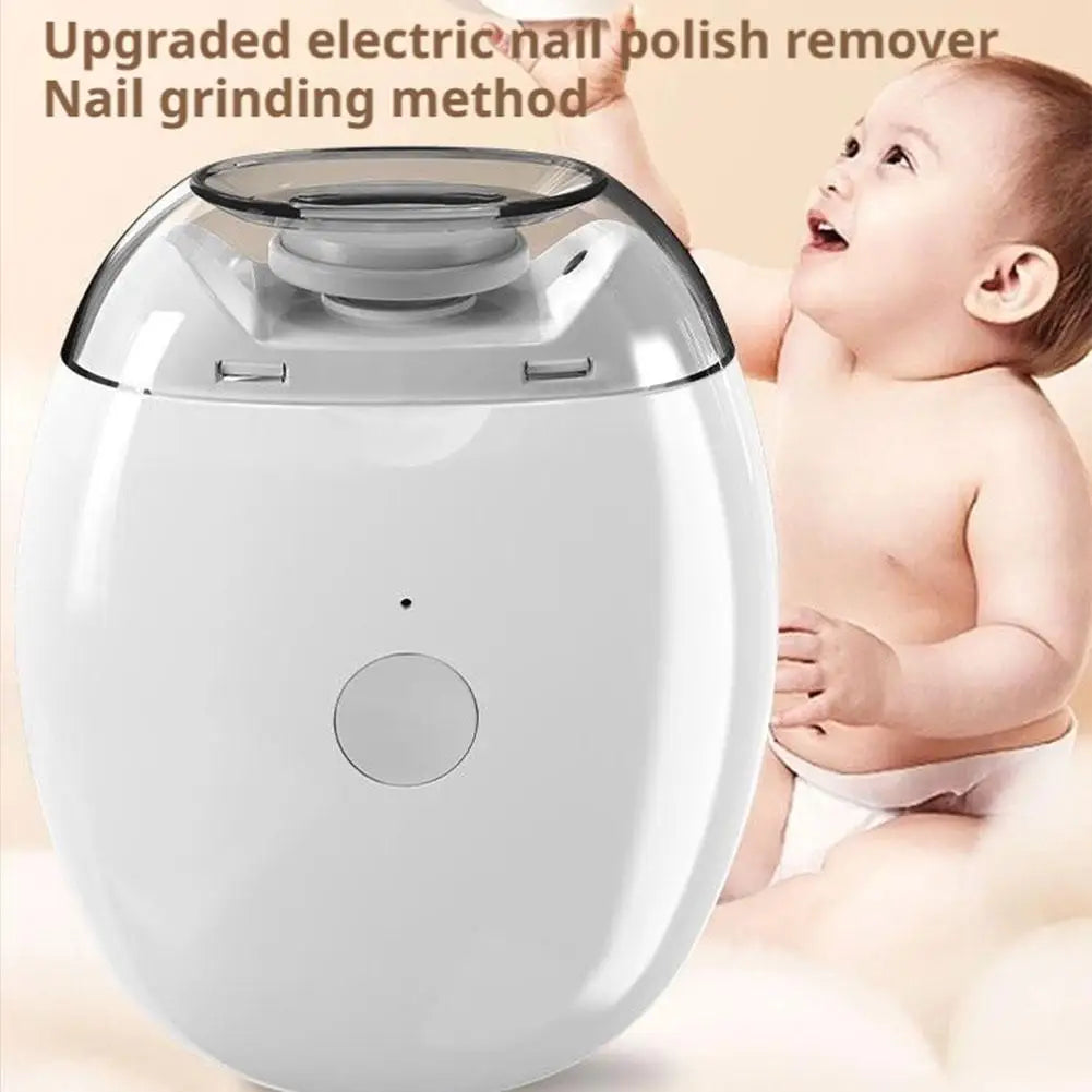 Cortador de Uñas Eléctrico para Bebés – Limador Seguro con Luz LED y Velocidad Ajustable