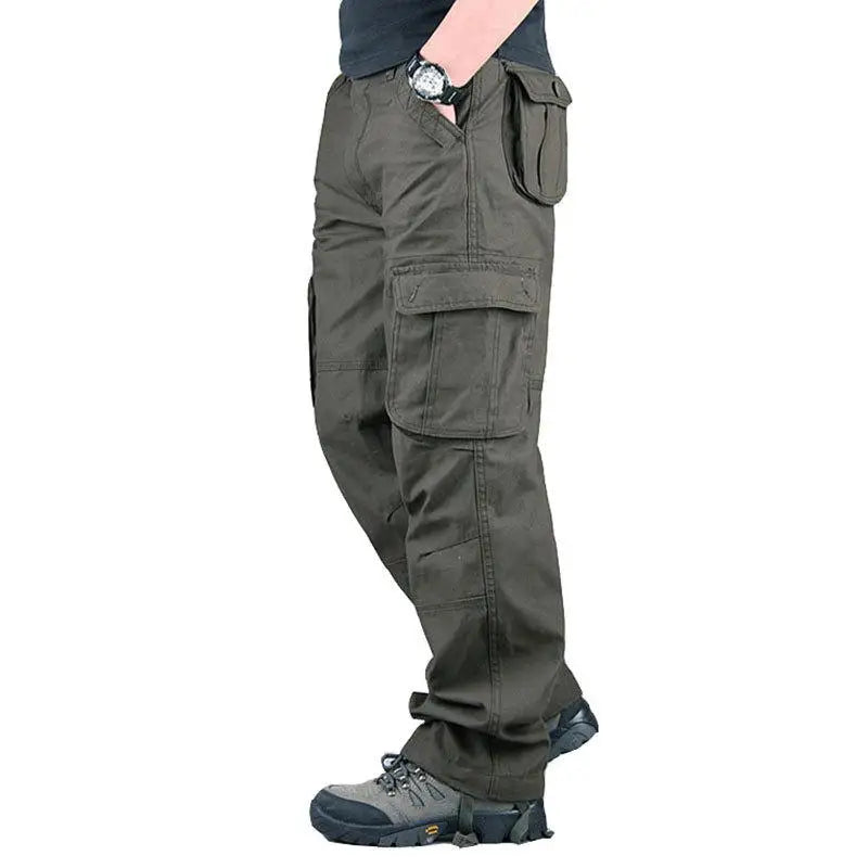 Pantalón Cargo para Hombre – Jogger Urbano Multi Bolsillos Estilo Casual