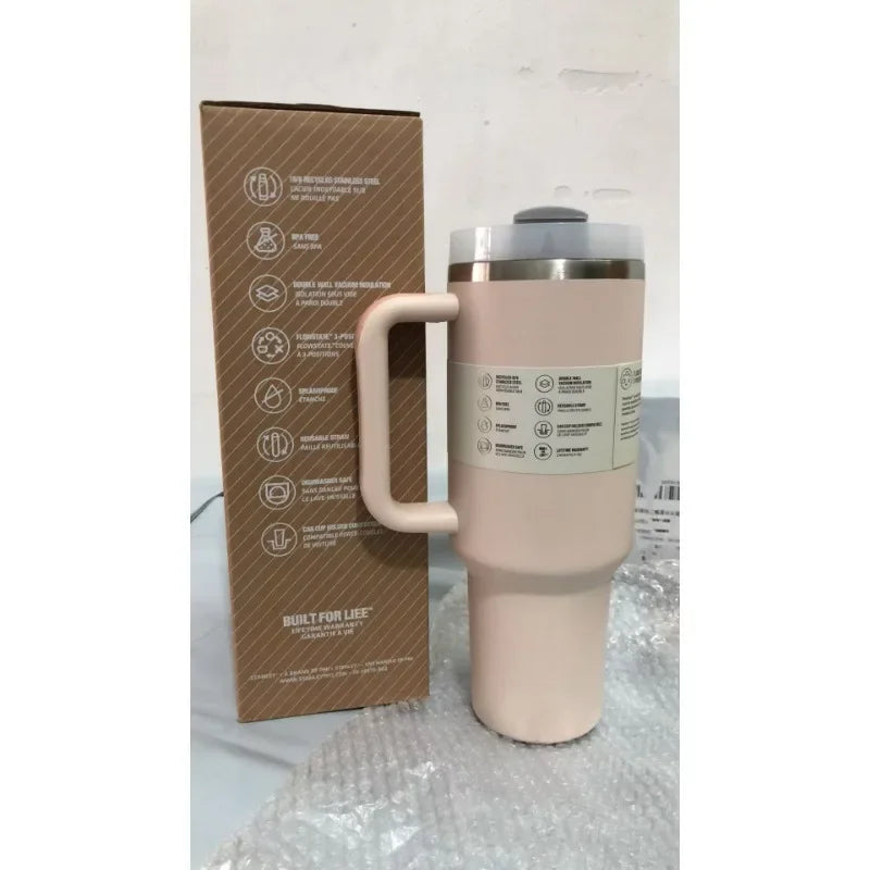 Vaso Térmico 14oz con Asa – Termo de Acero Inoxidable Antifugas para Café y Bebidas