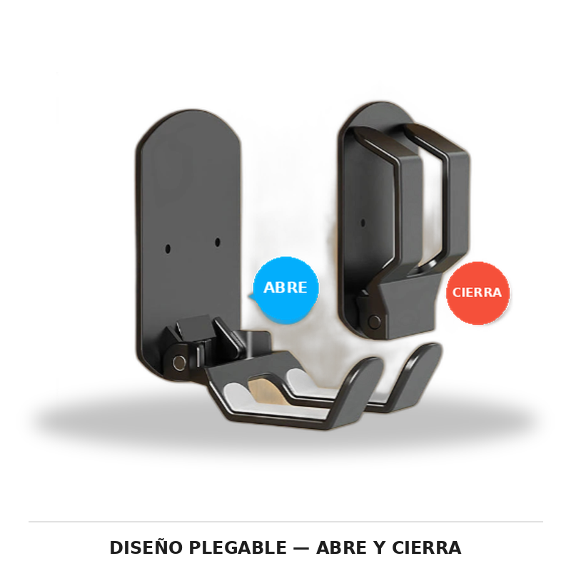 Soporte Adhesivo para Audífonos y Controles – Organizador Universal de Pared y Escritorio Gaming